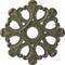 Ekena Millwork Angel Ceiling Medallion (Fits Canopies up to 4 3/8"), 20 7/8"OD x 3 5/8"ID x 1"P, Spartan Stone CM20ANSSF - alternate 1